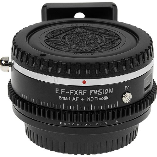  Fotodiox Vizelex Fusion ND Throttle Smart Lens Adapter Compatible with Canon EOS EF and EF-S Lens to Fujifilm X-Mount Cameras