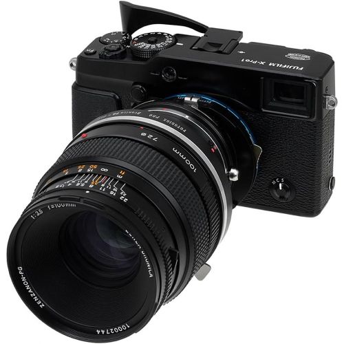  Fotodiox Pro Lens Mount Shift Adapter Bronica GS-1 (PG) Mount Lenses to Fujifilm X-Series Mirrorless Camera Adapter - fits X-Mount Camera Bodies Such as X-Pro1, X-E1, X-M1, X-A1, X