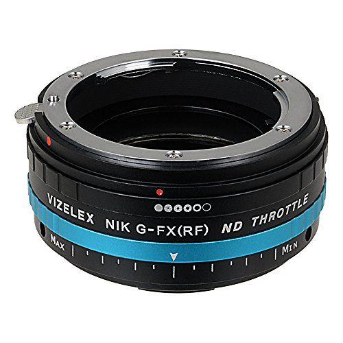  Fotodiox Vizelex ND Throttle Lens Adapter Compatible with Nikon F-Mount G-Type Lenses to Fujifilm X-Mount Cameras