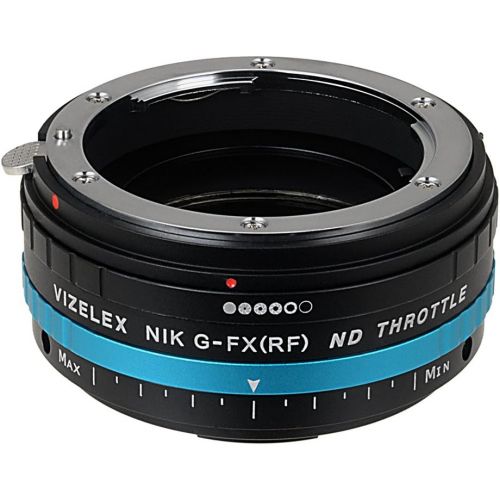  Fotodiox Vizelex ND Throttle Lens Adapter Compatible with Nikon F-Mount G-Type Lenses to Fujifilm X-Mount Cameras
