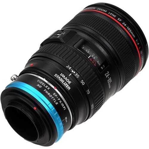  Fotodiox Vizelex ND Throttle Lens Adapter Compatible with Canon EF Full Frame Lenses on Fujifilm X-Mount Cameras