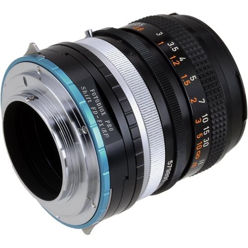  Fotodiox Pro Lens Mount Shift Adapter Canon FD (New FD, FL) Mount Lenses to Fujifilm X-Series Mirrorless Camera Adapter - fits X-Mount Camera Bodies Such as X-Pro1, X-E1, X-M1, X-A