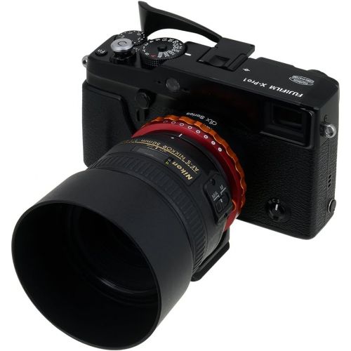  Fotodiox DLX Lens Mount Adapter Compatible with Nikon F-Mount G-Type Lenses on Fujifilm X-Series Cameras