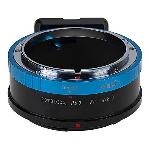  Fotodiox Pro Lens Mount Adapter Compatible with Canon FD & FL 35mm SLR Lenses to Nikon Z-Mount Mirrorless Camera Bodies