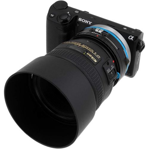  Fotodiox Pro Shift Lens Mount Adapter Compatible with Nikon F-Mount G-Type Lenses to Sony E-Mount Cameras