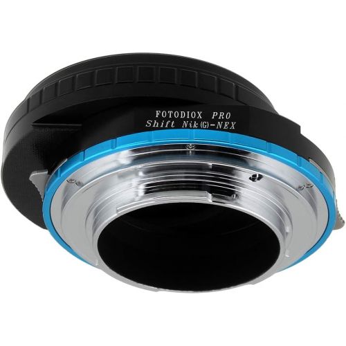  Fotodiox Pro Shift Lens Mount Adapter Compatible with Nikon F-Mount G-Type Lenses to Sony E-Mount Cameras