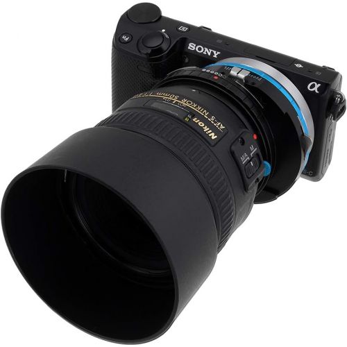  Fotodiox Pro Shift Lens Mount Adapter Compatible with Nikon F-Mount G-Type Lenses to Sony E-Mount Cameras