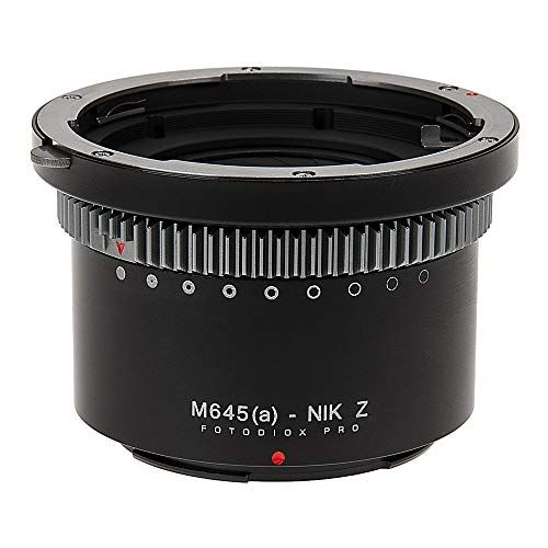  Fotodiox Pro IRIS Lens Mount Adapter Compatible with Mamiya 645 AF/AF-D Lenses to Nikon Z-Mount Cameras