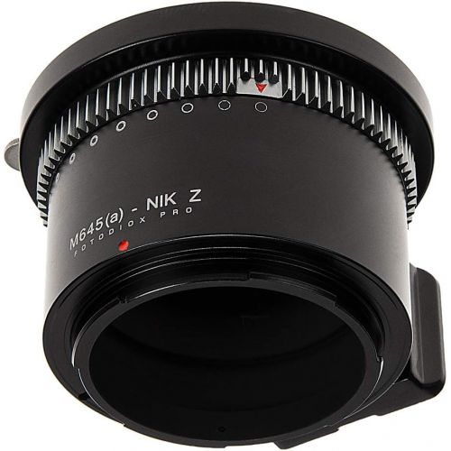  Fotodiox Pro IRIS Lens Mount Adapter Compatible with Mamiya 645 AF/AF-D Lenses to Nikon Z-Mount Cameras