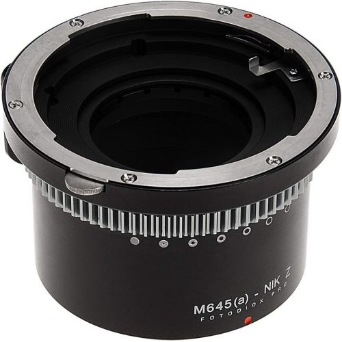  Fotodiox Pro IRIS Lens Mount Adapter Compatible with Mamiya 645 AF/AF-D Lenses to Nikon Z-Mount Cameras