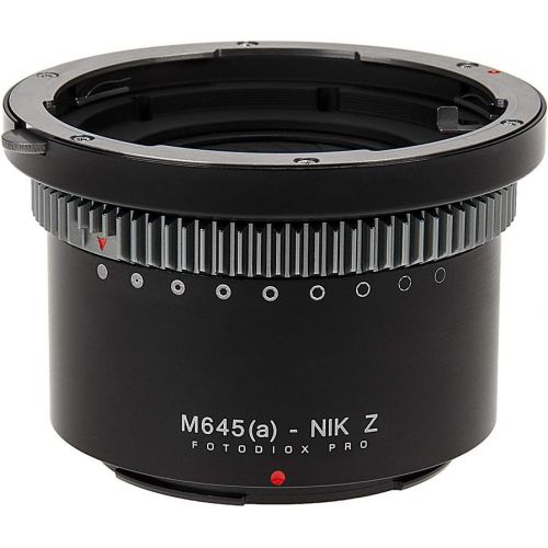  Fotodiox Pro IRIS Lens Mount Adapter Compatible with Mamiya 645 AF/AF-D Lenses to Nikon Z-Mount Cameras