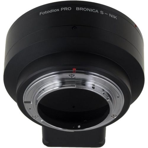  Fotodiox Pro Lens Mount Adapter - Bronica S (Z, D, C, S2, C2, EC, EC-TL) Lens to Nikon F (FX, DX) Mount Camera System (Such as D7100, D800, D3 and More)