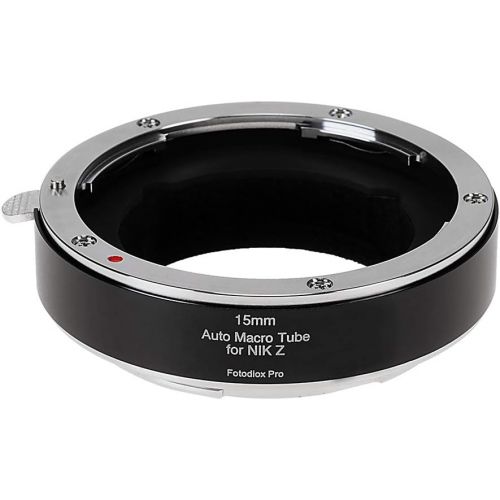  Fotodiox Pro Automatic Macro Extension Tube, 15mm Section - for Nikon Z-Mount MILC Cameras for Extreme Close-up Photography