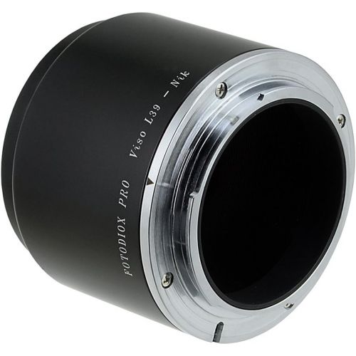  Fotodiox Pro Lens Mount Adapter, Leica Visoflex M39 Lens to Nikon Camera Mount Adapter, for Nikon D1, D1H, D1X, D2H, D2X, D2Hs, D2Xs, D3, D3X, D3s, D4, D100, D200, D300, D300S, D70