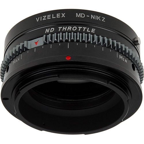  Fotodiox Vizelex CINE ND Throttle Lens Adapter Compatible with Minolta MD Lenses on Nikon Z-Mount Cameras