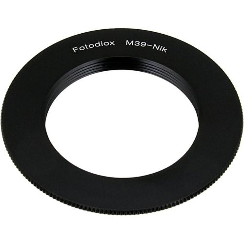  Fotodiox Lens Mount Adapter Compatible with M39/L39 (x1mm Pitch) Lenses to Nikon F-Mount Cameras