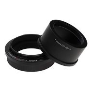 Fotodiox Lens Adapter Astro Edition - Compatible with T-Mount (T/T-2) Screw Mount Telescopes to Nikon Z-Mount Cameras for Astronomy
