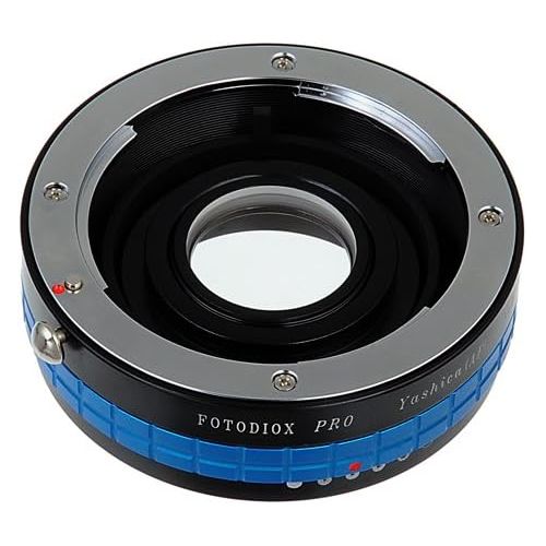  Fotodiox Pro Lens Mount Adapter - Yashica 230AF (YAF, Y230AF) Lens to Nikon SLR/DSLR Camera with Aperture Control Dial and Glass Elements for Focus Correction