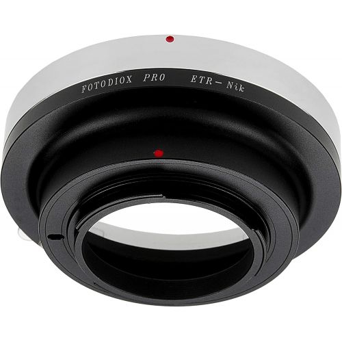 Fotodiox Pro Lens Mount Adapter - Bronica ETR (ETRC, ETRS, ETR-C, ETRSi) Lens to Nikon F-Mount SLR/DSLR Camera Body
