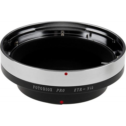  Fotodiox Pro Lens Mount Adapter - Bronica ETR (ETRC, ETRS, ETR-C, ETRSi) Lens to Nikon F-Mount SLR/DSLR Camera Body