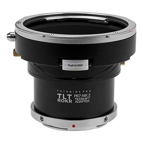  Fotodiox Pro TLT ROKR - Tilt/Shift Lens Mount Adapter Compatible with Pentax 6x7 (P67, PK67) Mount SLR Lenses to Nikon Z-Mount Mirrorless Camera Body