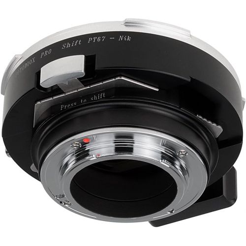  Fotodiox Pro Shift Lens Mount Adapter Compatible with Pentax 6x7 Lenses to Nikon F Mount Cameras