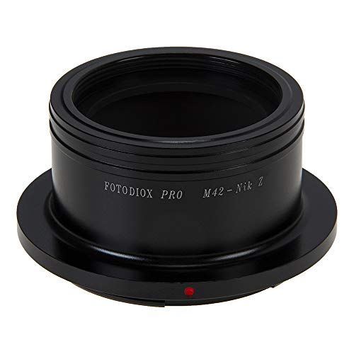  Fotodiox Pro Lens Mount Adapter Compatible with Select M42 Screw Mount SLR Lenses to Nikon Z-Mount Mirrorless Camera Bodies
