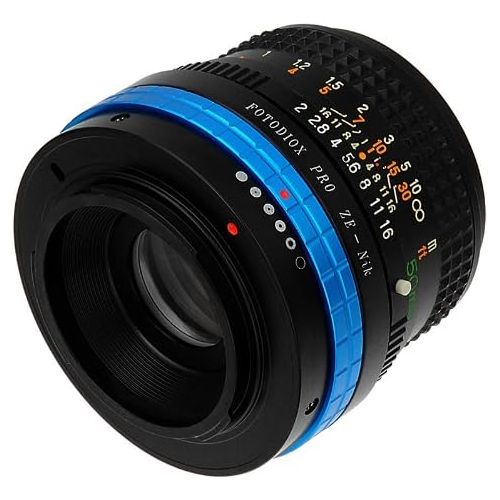  Fotodiox Pro Lens Mount Adapter, for Mamiya ZE (35mm) Lens to Nikon Camera, for Nikon Cameras