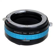 Fotodiox Pro Lens Mount Adapter with Aperture Dial (Switchable for Clicked or De-Clicked Aperture), Nikon G and DX type Lens to Sony E-Mount NEX Camera, Nikon G - NEX Pro Camera Ad