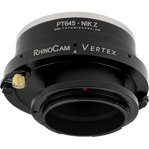  Fotodiox RhinoCam Vertex Rotating Stitching Adapter, Compatible with Pentax 645 (P645) Mount SLR Lens to Nikon Z-Mount Mirrorless Cameras