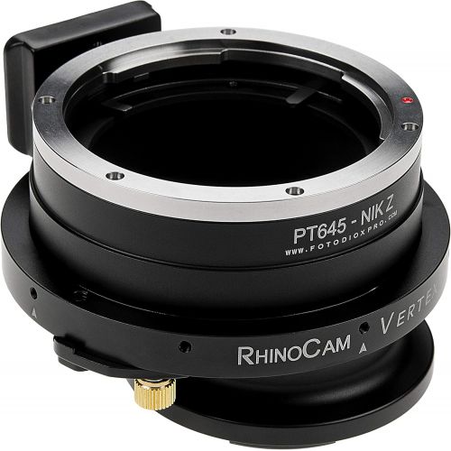  Fotodiox RhinoCam Vertex Rotating Stitching Adapter, Compatible with Pentax 645 (P645) Mount SLR Lens to Nikon Z-Mount Mirrorless Cameras