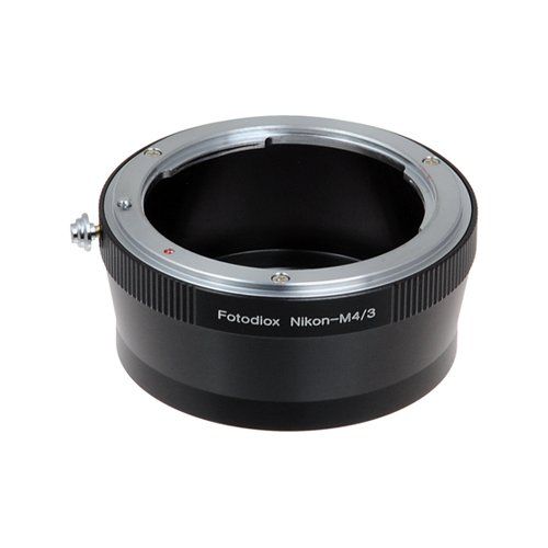  Fotodiox Lens Mount Adapter - Nikon Nikkor F Mount D/SLR Lens to Micro Four Thirds (MFT, M4/3) Mount Mirrorless Camera Body