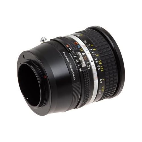  Fotodiox Lens Mount Adapter - Nikon Nikkor F Mount D/SLR Lens to Micro Four Thirds (MFT, M4/3) Mount Mirrorless Camera Body