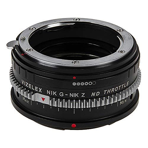  Fotodiox Vizelex CINE ND Throttle Lens Adapter Compatible with Nikon G Lenses on Nikon Z-Mount Cameras