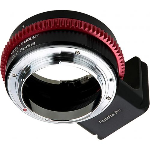  Fotodiox DLX Series Adapter, Nikon G Lens (AI, AI-s, AF-D, etc.) to Sony E-Mount Mirrorless Camera Mount Adapter - for Sony Alpha E-Mount Cameras (APS-C & Full Frame Such as NEX-7,