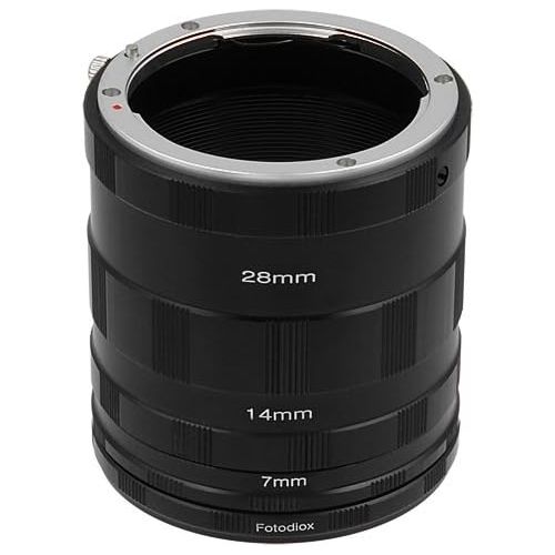  Fotodiox Macro Extension Tube Set Compatible with Nikon F Mount Cameras for Extreme Close-up Photography