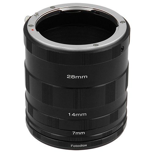  Fotodiox Macro Extension Tube Set Compatible with Nikon F Mount Cameras for Extreme Close-up Photography