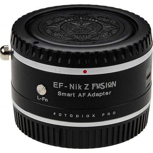  Fotodiox Pro Fusion Smart Adapter Compatible with EF Lenses on Nikon Z-Mount Cameras