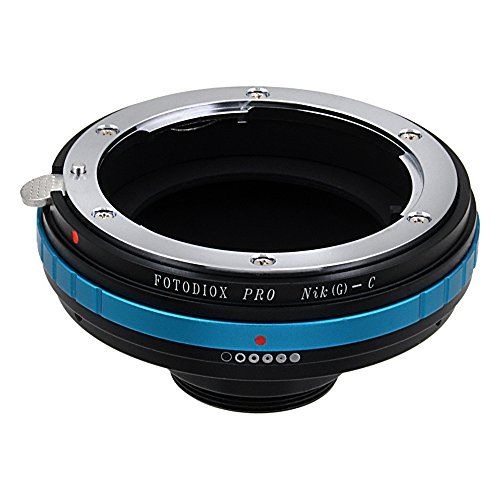  Fotodiox Pro Lens Mount Adapter Compatible with Nikon F-Mount G-Type Lenses to C-Mount Cameras