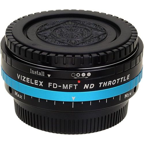  Fotodiox Vizelex ND Throttle Lens Adapter Compatible with Canon FD Lenses on Micro Four Thirds Cameras