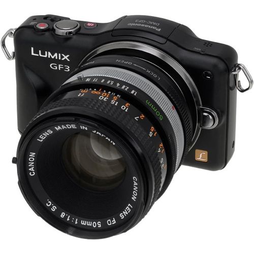  Fotodiox Lens Mount Adapter, Canon FD/FL Lens to Micro 4/3 Olympus PEN and Panasonic Lumix Cameras