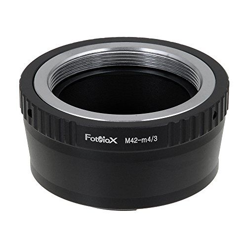  Fotodiox Lens Mount Adapter, M42 (42mm x1 Thread Screw) Lens to Micro 4/3 Olympus PEN and Panasonic Lumix Cameras