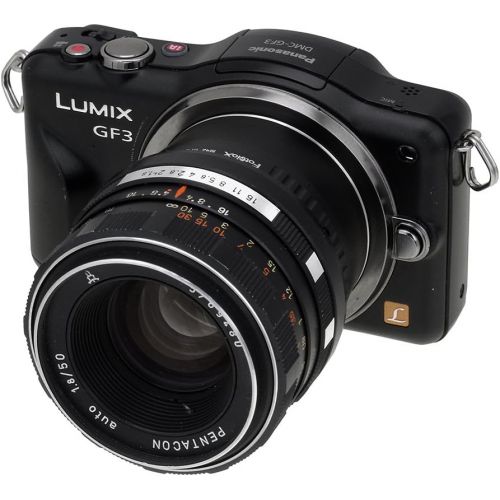  Fotodiox Lens Mount Adapter, M42 (42mm x1 Thread Screw) Lens to Micro 4/3 Olympus PEN and Panasonic Lumix Cameras