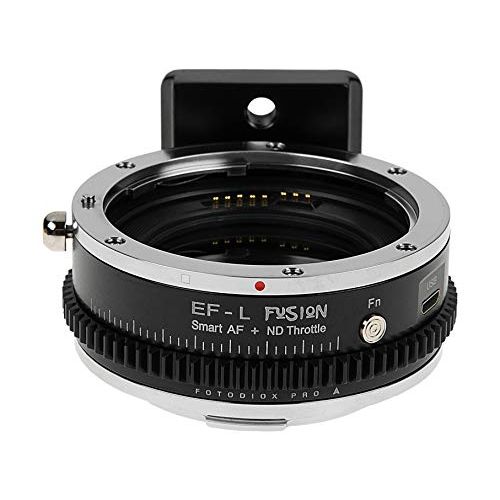  Fotodiox Vizelex Fusion ND Throttle Smart Adapter Compatible with Canon EF Full Frame Lenses on Select L-Mount Alliance Cameras