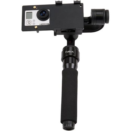  Fotodiox Freeflight Moto MkII - 3-Axis Handheld Gimbal Stabilizer for GoPro Hero, Smartphone & iPhone - Handheld Powered Video Stabilizer System and Stealthy Camera Support Mount