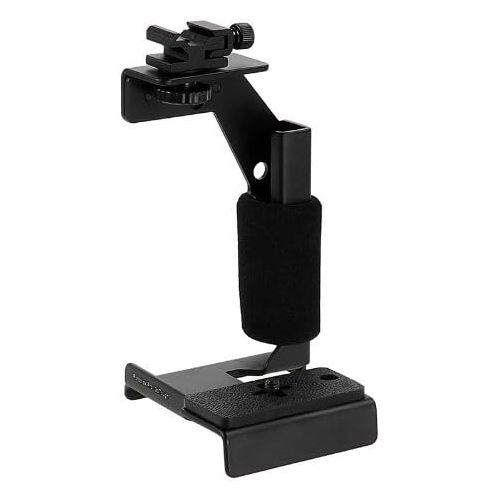  Fotodiox Pro GoTough Grip Kit w/LED 120 Light - Black Aluminum Metal Camera Lighting Bracket for Sport Camera Gopro Hero Hd, Hero1, Hero2, Hero3 and All Gopro Adapter Mounts
