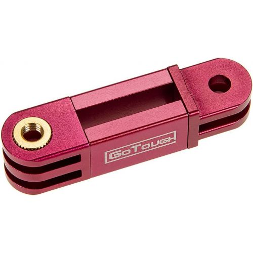  GoTough 45mm Red Extender Arm ? Metal Straight Extension Arm Compatible with GoPro HERO3, HERO3+, HERO4, HERO5, HERO6, HERO7 2-Prong Mounting System - by Fotodiox Pro