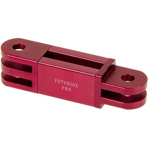  GoTough 45mm Red Extender Arm ? Metal Straight Extension Arm Compatible with GoPro HERO3, HERO3+, HERO4, HERO5, HERO6, HERO7 2-Prong Mounting System - by Fotodiox Pro