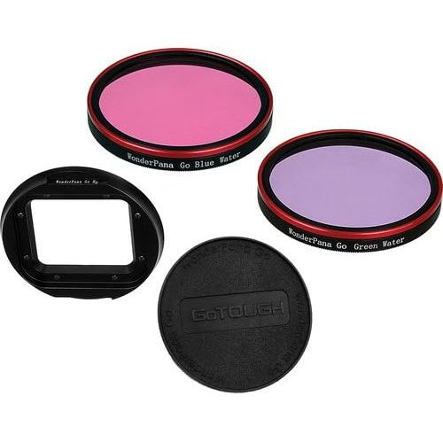 Fotodiox Pro WonderPana Go Underwater Kit - GoTough Filter Adapter System f/GoPro Hero3 Underwater Housing Case with Two Water Correction (Pink and Purple) Filters