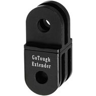GoTough Black Extender Arm ? Metal Straight Extension Arm Compatible with GoPro HERO3, HERO3+, HERO4, HERO5, HERO6, HERO7 2-Prong Mounting System - by Fotodiox Pro